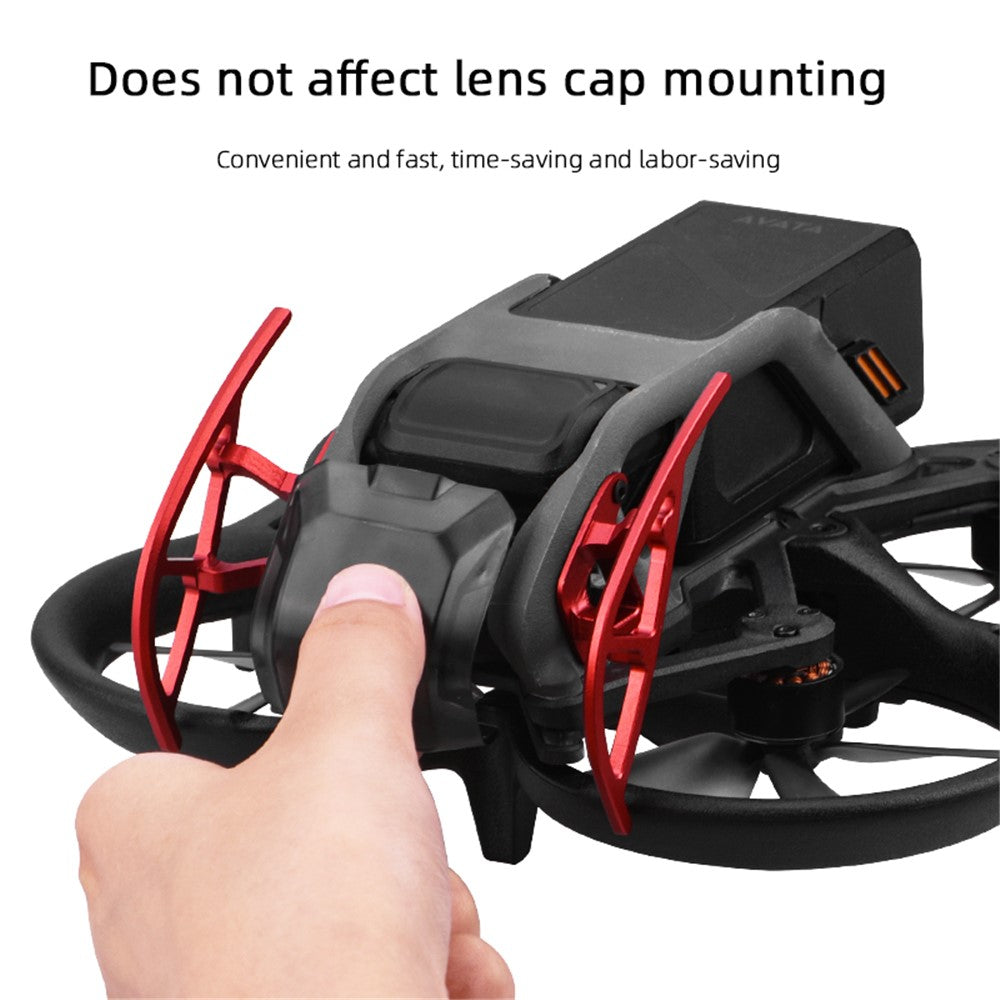 BRDRC 1 Pair Drone Gimbal Bumper for DJI Avata , Aluminum Alloy Anti-collision Protective Bar