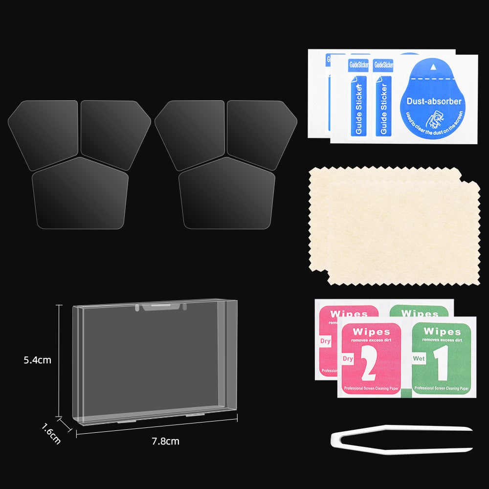 BRDRC 2 Sets for DJI Mavic 3 Pro Camera Lens Protector Explosion-proof Tempered Glass Film