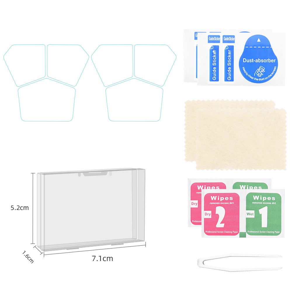 BRDRC 2 Sets for DJI Mavic 3 Pro Camera Lens Protector Explosion-proof Tempered Glass Film