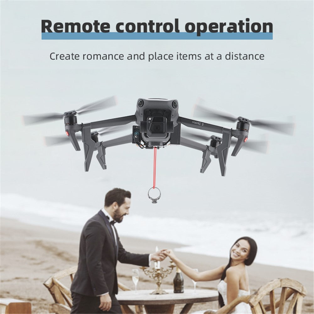 BRDRC For DJI Mavic 3 / Mavic 3 Pro Remote Thrower Airdrop Delivery Landing Gear Set RC Drone Accessories