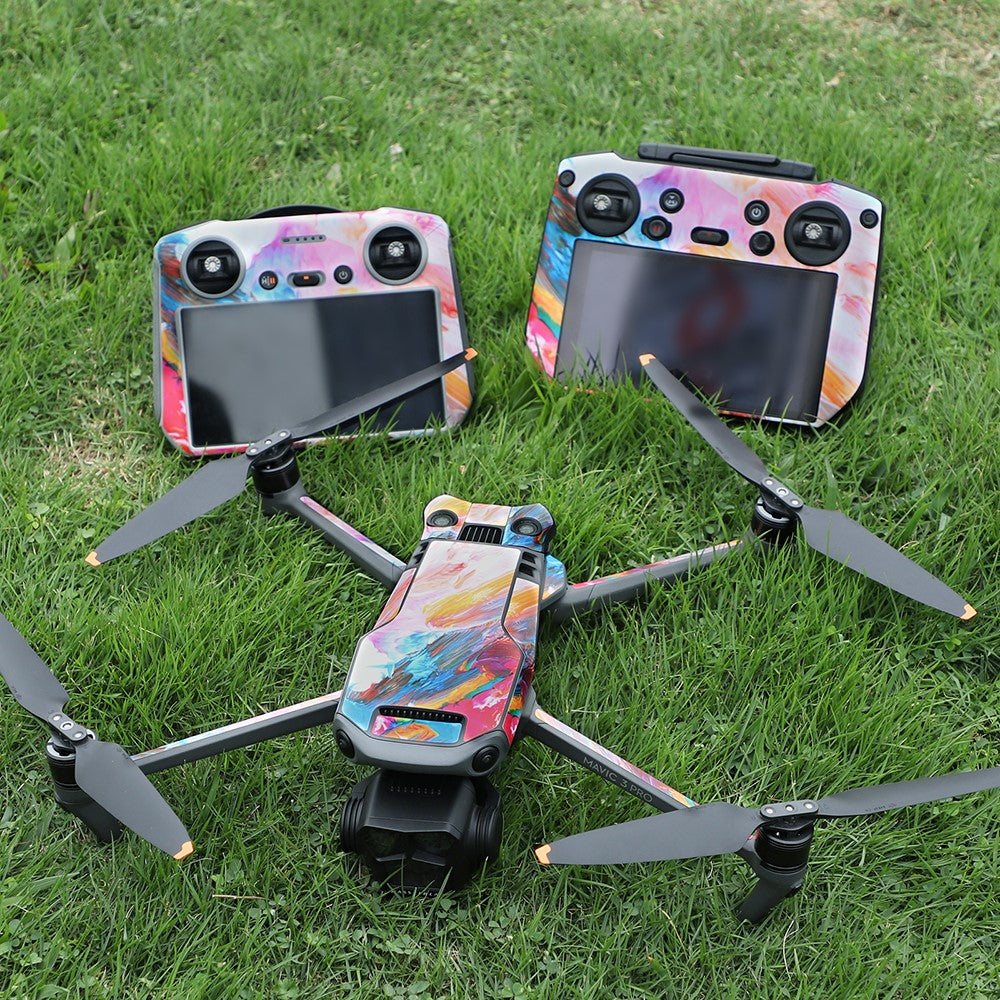 SUNNYLIFE M3P-TZ577 For DJI Mavic 3 Pro / Mavic 3 Classic / Mavic 3 Anti-Scratch Sticker Drone Protective Decal (for RC Pro Controller)