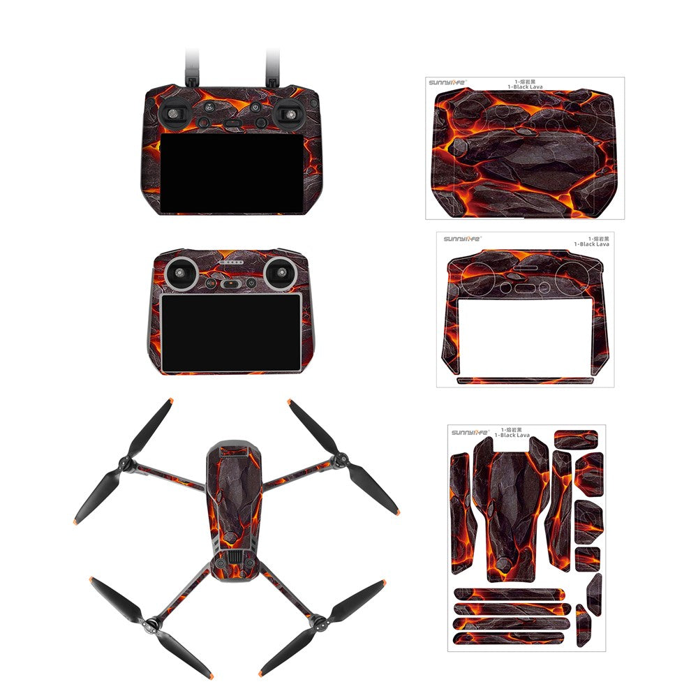 SUNNYLIFE M3P-TZ577 For DJI Mavic 3 Pro / Mavic 3 Classic / Mavic 3 Anti-Scratch Sticker Drone Protective Decal (for RC Pro Controller)