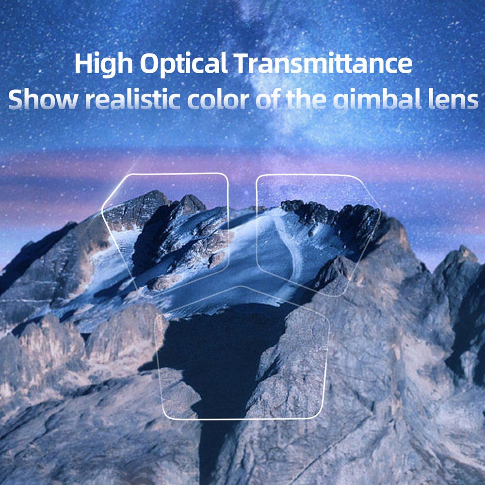 SUNNYLIFE M3P-BHM578 2 Sets Camera Lens Protector for DJI Mavic 3 Pro Tempered Glass Lens Film