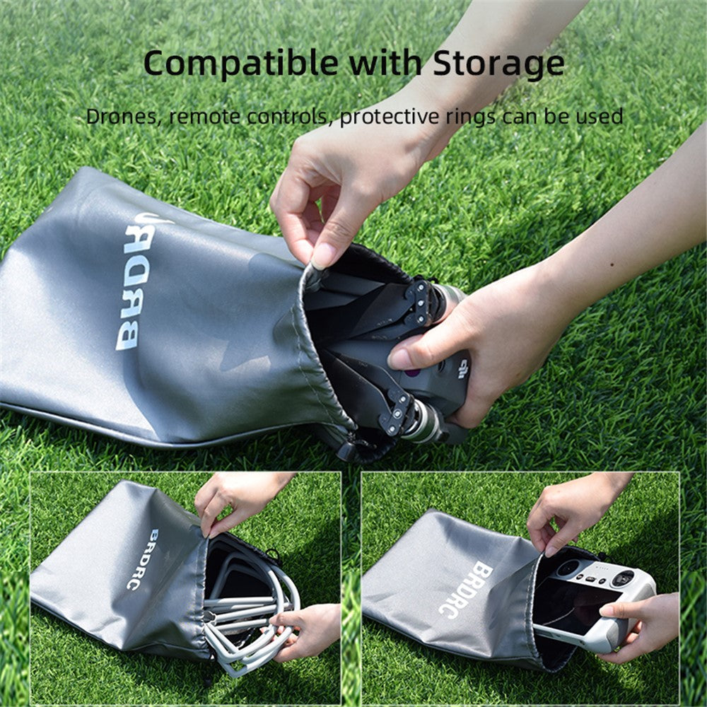 BRDRC For DJI Drone Remote Control Storage Bag Waterproof Fabric Drawstring Carrying Bag