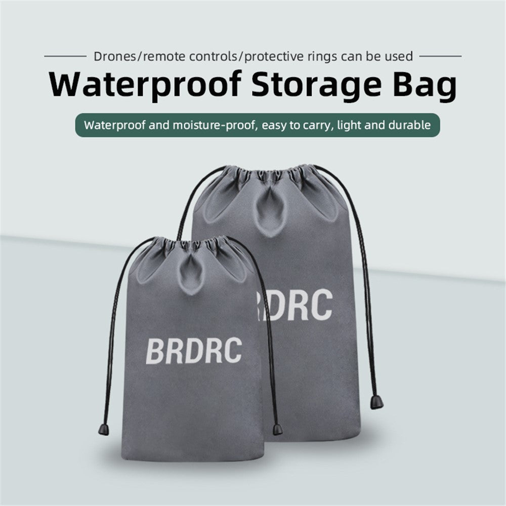 BRDRC For DJI Drone Remote Control Storage Bag Waterproof Fabric Drawstring Carrying Bag