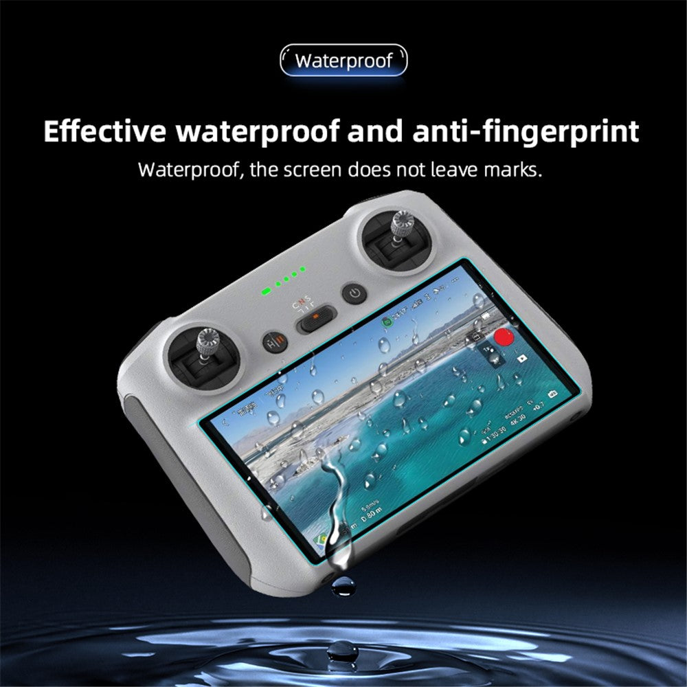 BRDRC For DJI Mini 3 Pro Remote Controller Screen Protector HD Clear Tempered Glass Film