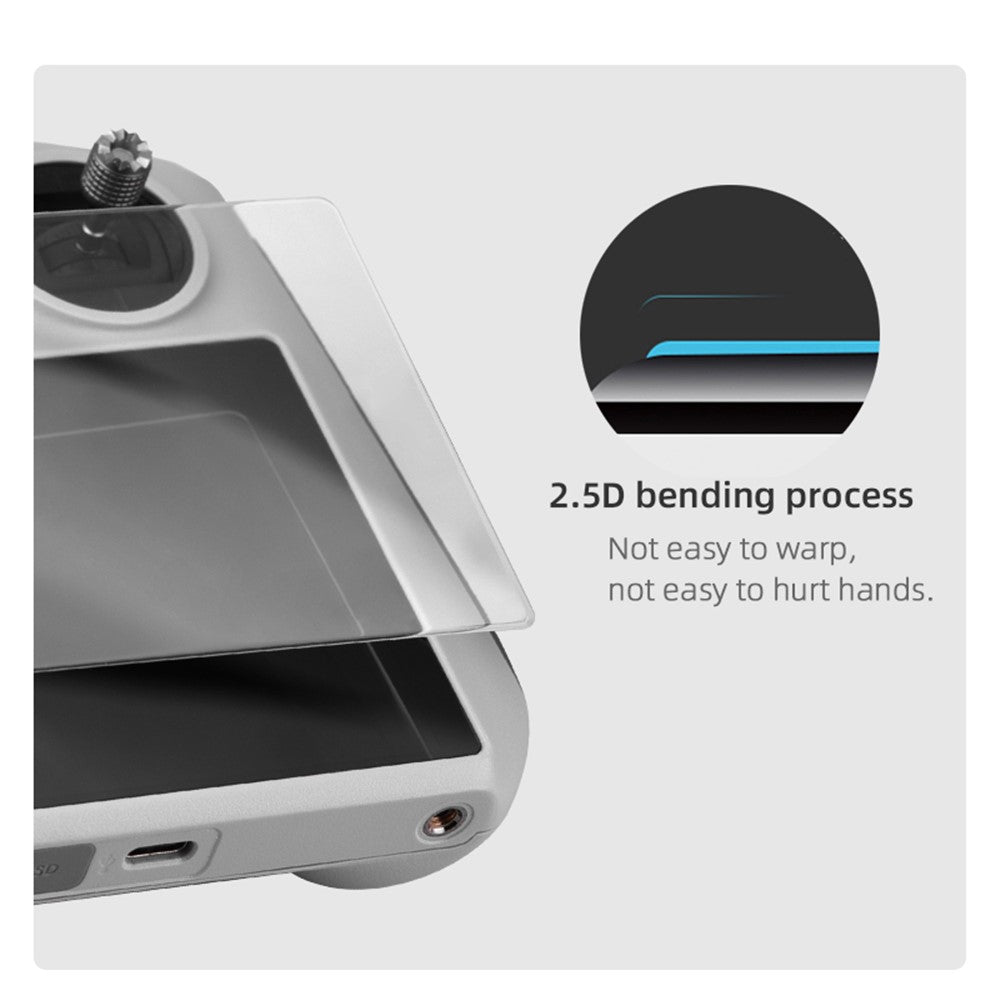 BRDRC For DJI Mini 3 Pro Remote Controller Screen Protector HD Clear Tempered Glass Film