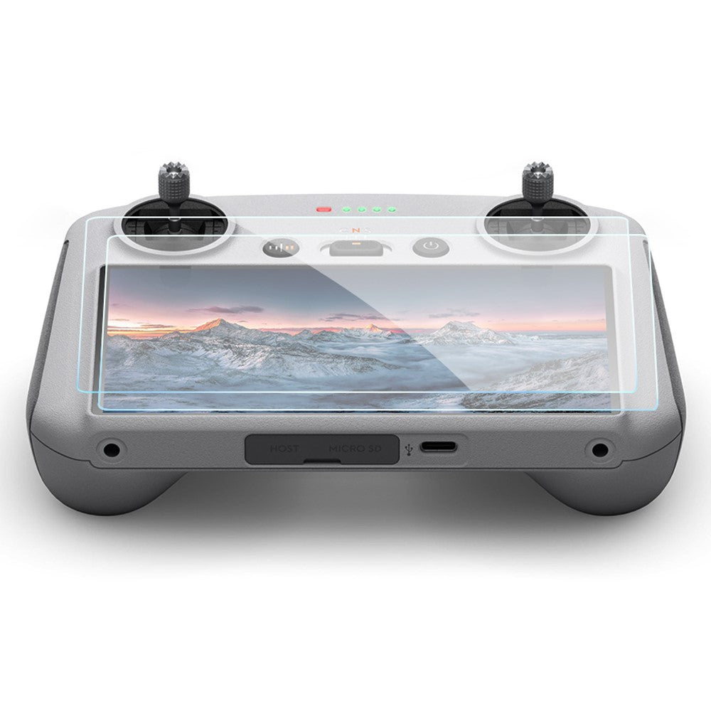 BRDRC 2PCS Tempered Glass Film For DJI Mini 3 Pro Remote Controller Screen Protector HD Clear Screen Cover