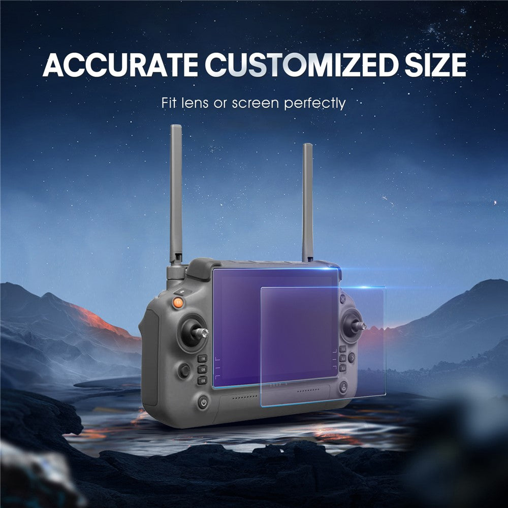 STARTRC 1120615 3Pcs For DJI RC Plus Remote Control with Screen Matte Eye Protection Film Tempered Glass Screen Protector