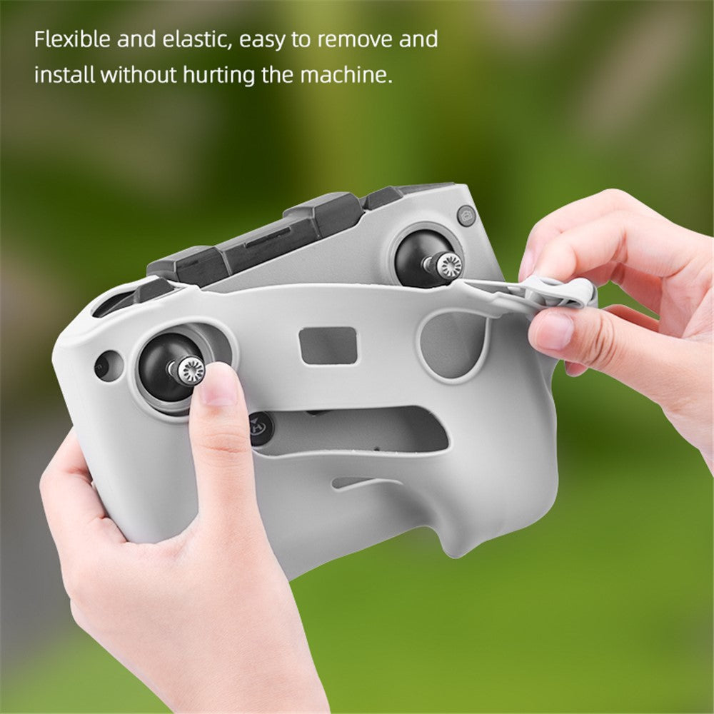 BRDRC For DJI Mavic 3 Pro / Mini 2 / Mini 3 / Air 2S RC-N1 Remote Controller Protective Case Silicone Anti-drop Cover