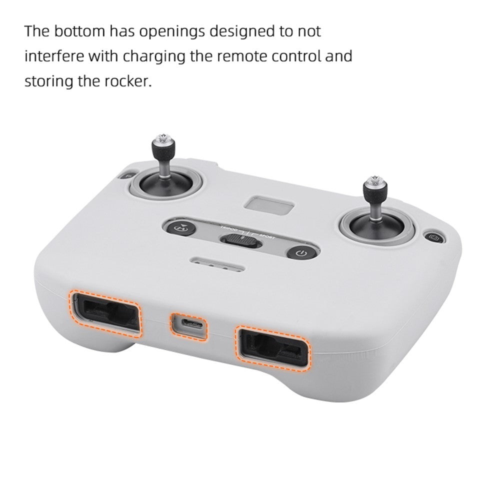 BRDRC For DJI Mavic 3 Pro / Mini 2 / Mini 3 / Air 2S RC-N1 Remote Controller Protective Case Silicone Anti-drop Cover