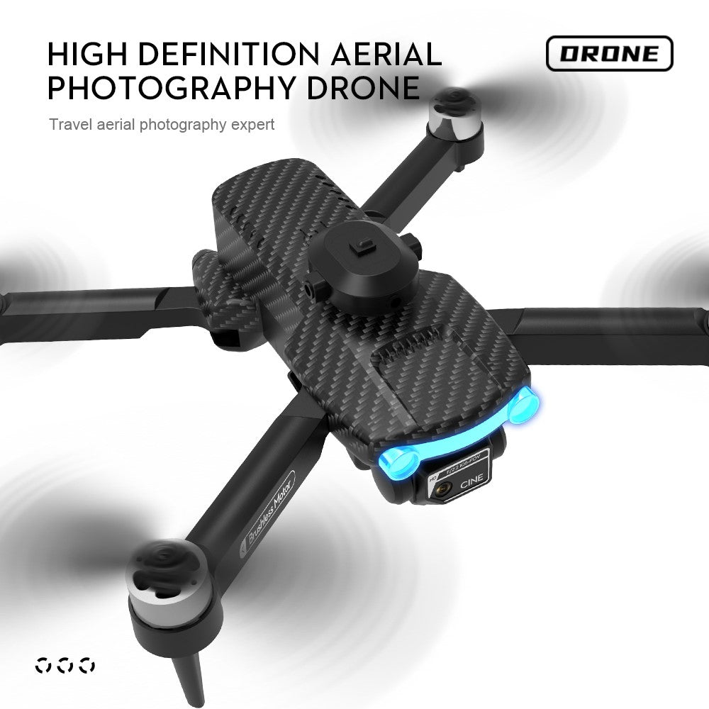 XT204 4K (480P) HD Lens Obstacle Avoidance Remote RC Drone Brushless Motor RC Quadcopter, with 2 Drone Batteries