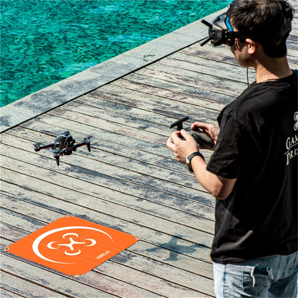 STARTRC 1121933 Drone Landing Pad for DJI Mavic Mini Air Series PU Leather 55*55cm Foldable Helipad