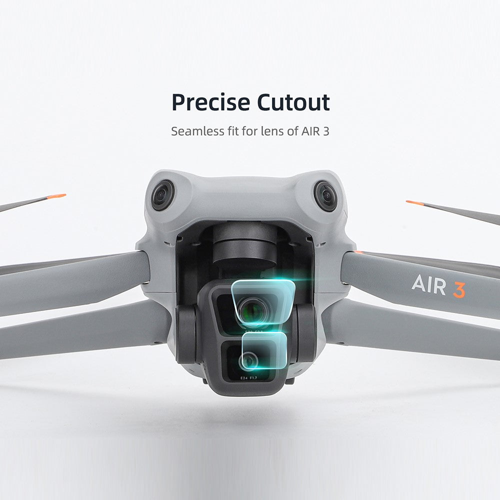 SUNNYLIFE 1 Set for DJI Air 3 Camera Lens Protector Explosion-proof 9H Tempered Glass Film