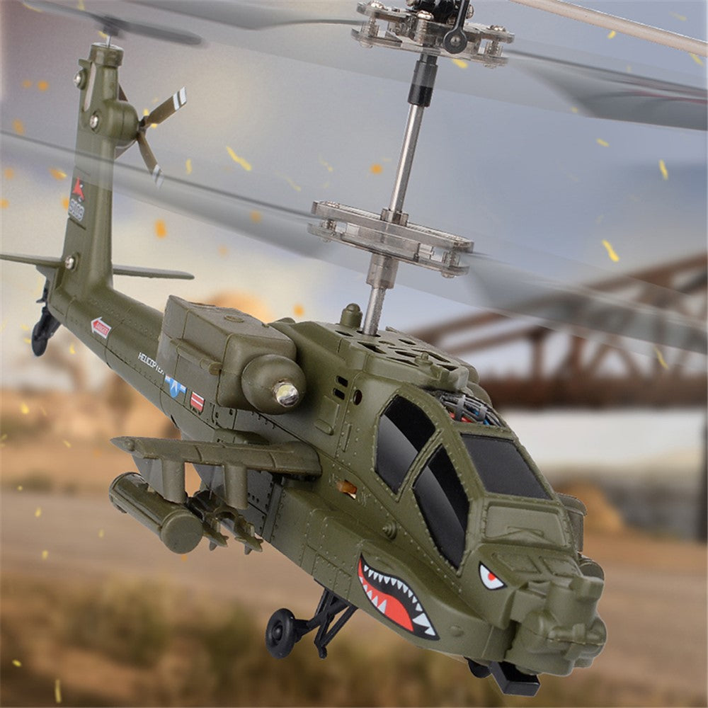 SYMA S109G 2.4G High Frequency RC Aircraft Simulation Military Helicopter Toy, Dual Batteries