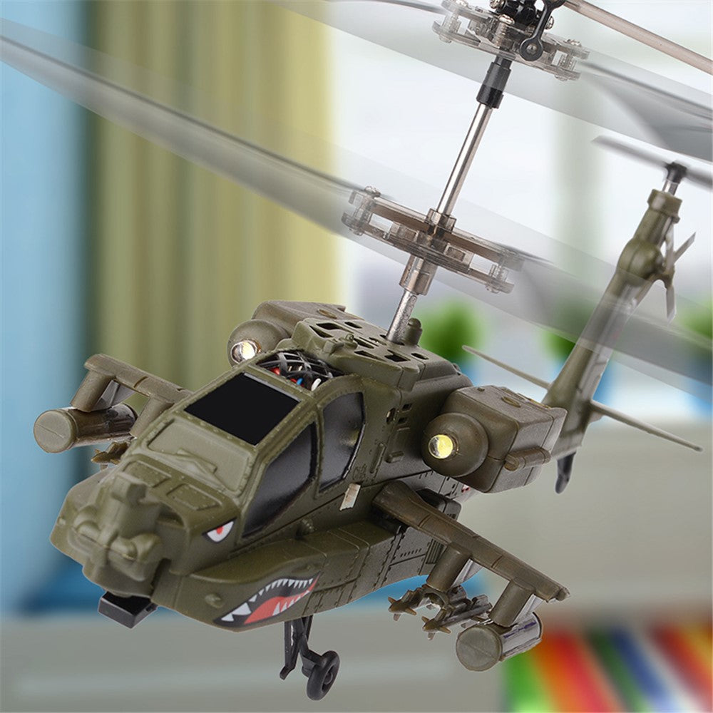 SYMA S109G 2.4G High Frequency RC Aircraft Simulation Military Helicopter Toy, Dual Batteries