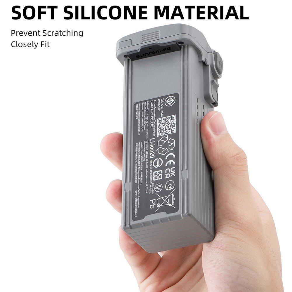 SUNNYLIFE A3-DC671 3Pcs Battery Dust-proof Plugs for DJI Air 3 Silicone Charging Port Dust Plug