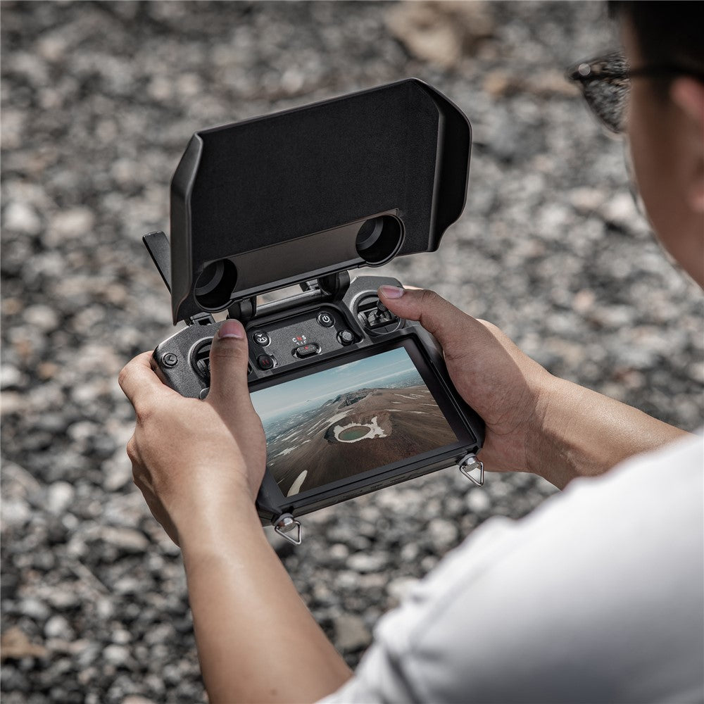 STARTRC 1123784 2-in-1 Sun Shade Hood for DJI RC Pro Controller ABS+PC Protective Cover