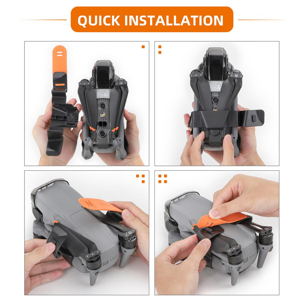 SUNNYLIFE A3-SJ663 For DJI Air 3 Drone Propeller Holder Plastic+Silicone Propeller Fixing Stabilizer