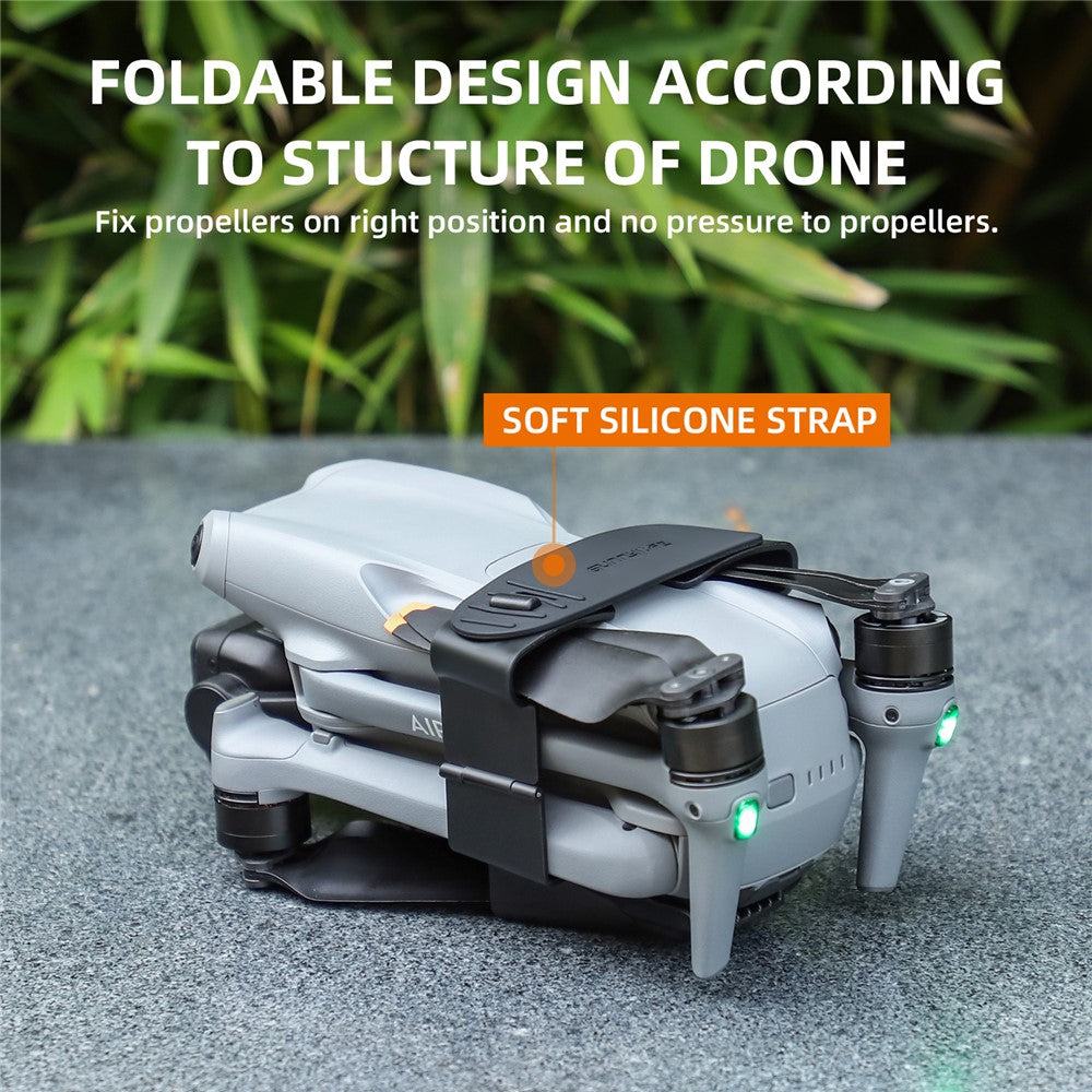 SUNNYLIFE A3-SJ663 For DJI Air 3 Drone Propeller Holder Plastic+Silicone Propeller Fixing Stabilizer