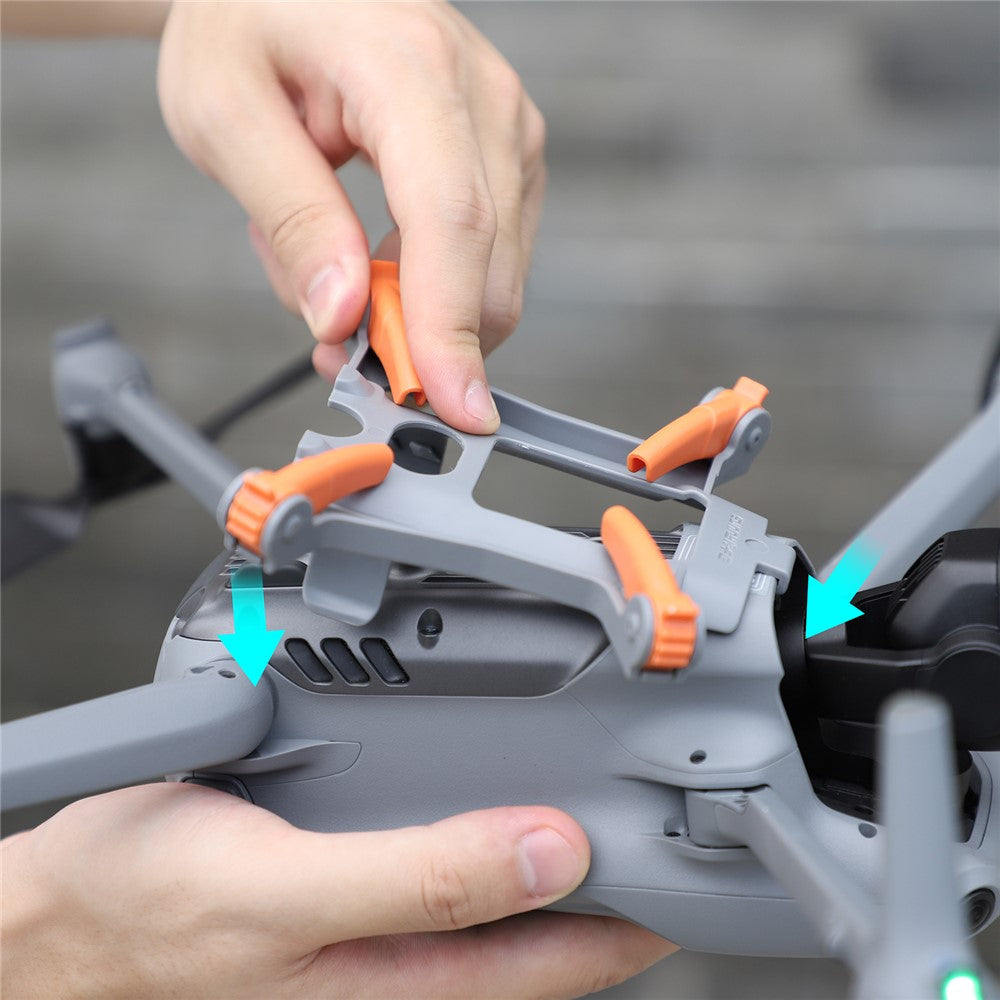 SUNNYLIFE For DJI Air 3 Drone Plastic Landing Gear Foldable Spider Anti-fall Heighten Landing Stand