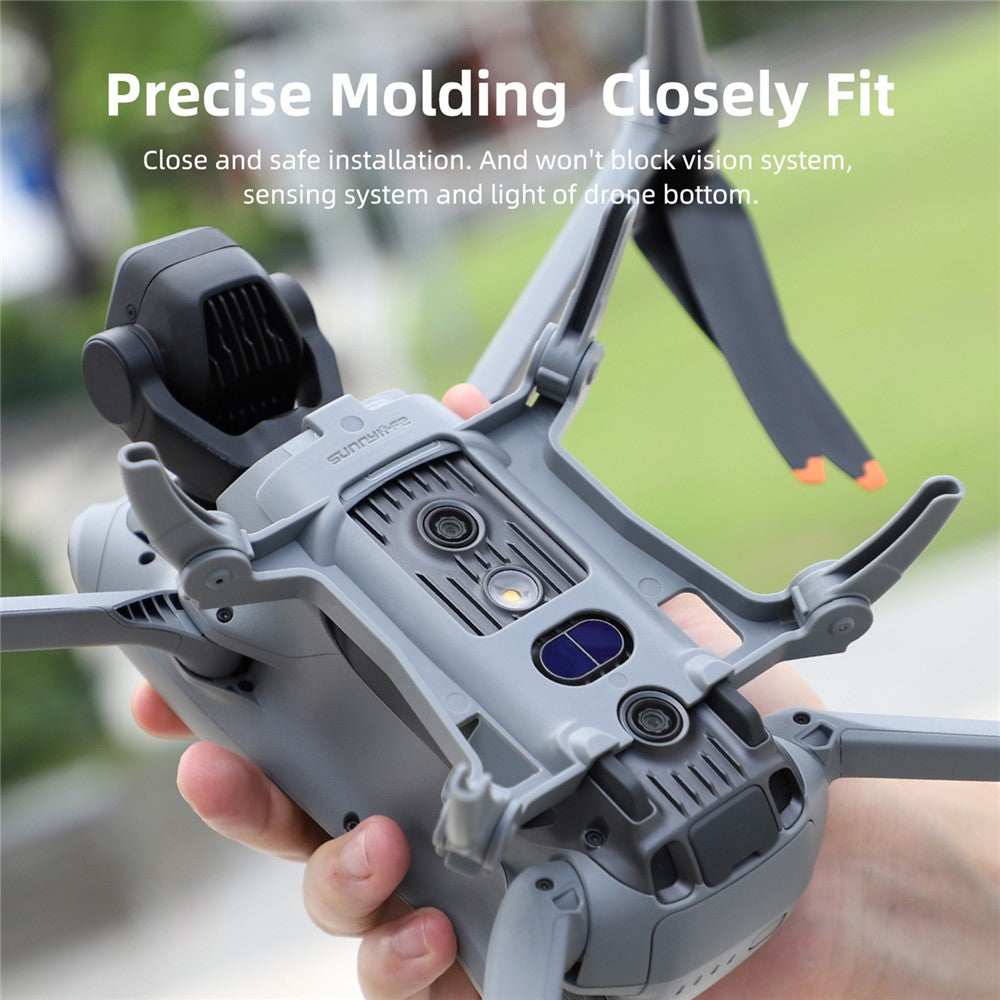 SUNNYLIFE For DJI Air 3 Drone Plastic Landing Gear Foldable Spider Anti-fall Heighten Landing Stand