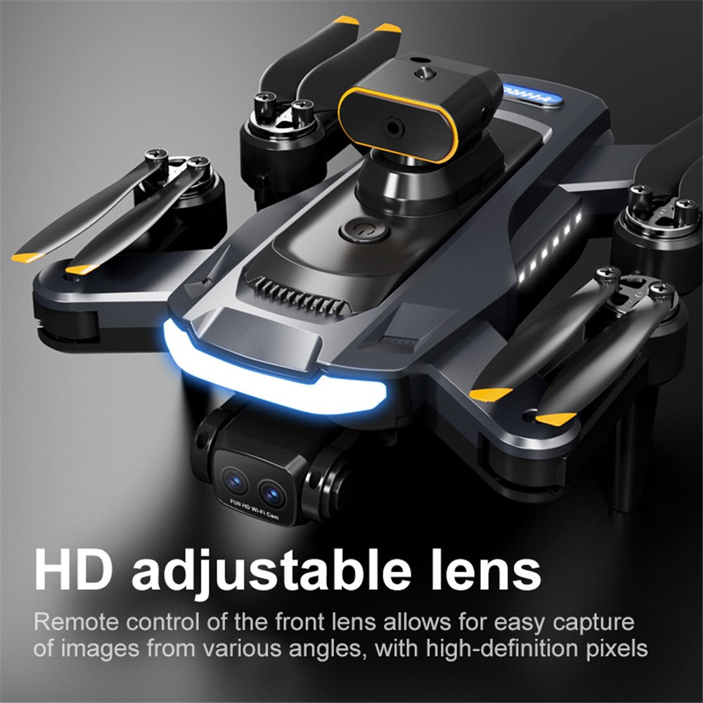 P17 (Pro) One-key Return Drone HD Dual Camera RC Quadcopter (Brushless Motor+GPS Automatic Return+5-way Obstacle Avoidance), with 2 Batteries