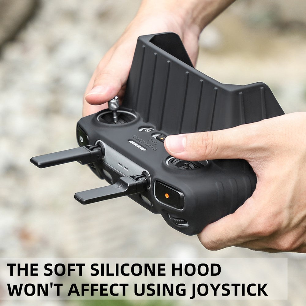 SUNNYLIFE BHT678 Silicone Case with Sunhood for DJI RC 2 Controller Anti-scratch Protective Cover