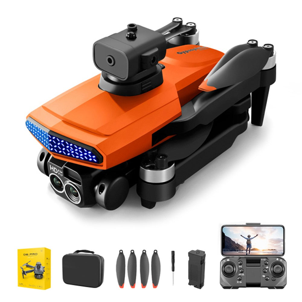 DLRC D6 PRO Brushless RC Quadcopter 5-way Obstacle Avoidance Dual Camera Drone (Optical Flow Positioning+ESC+1 Battery)