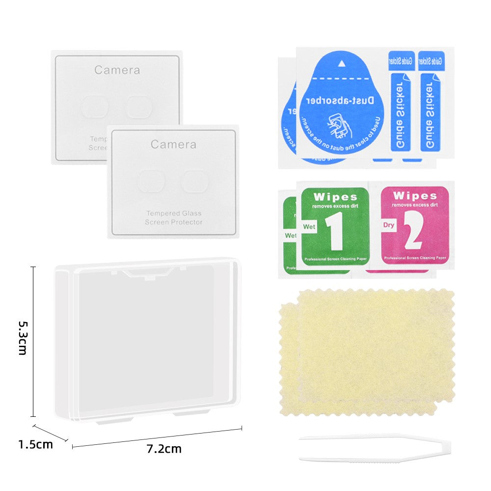 4PCS For DJI Mini 3 / Mini 3 Pro HD Clear Tempered Glass Screen Protectors Anti-Scratch RC Drone Screen Films