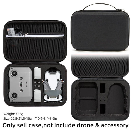 For DJI Mini 4 Pro Fly More Combo RC Drone Accessories Storage Bag Shockproof EVA + Cloth Handbag