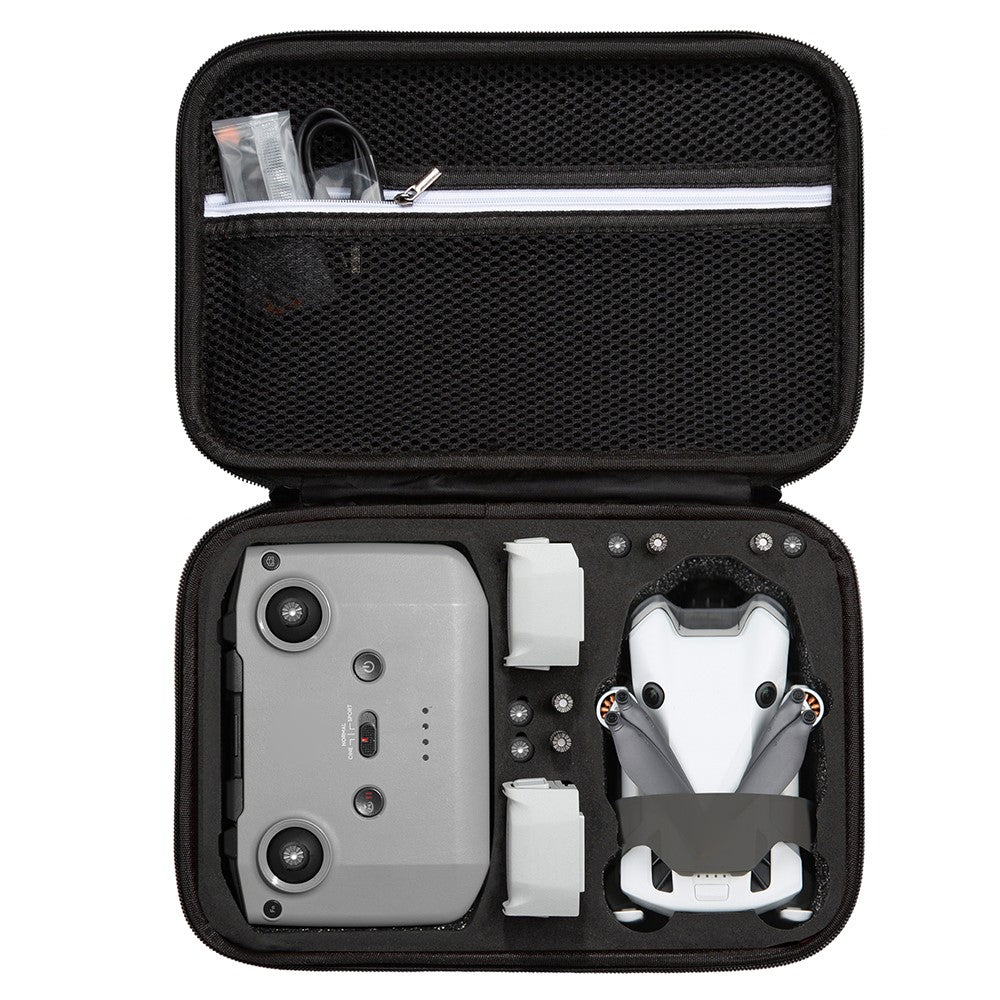 For DJI Mini 4 Pro Fly More Combo RC Drone Accessories Storage Bag Shockproof EVA + Cloth Handbag