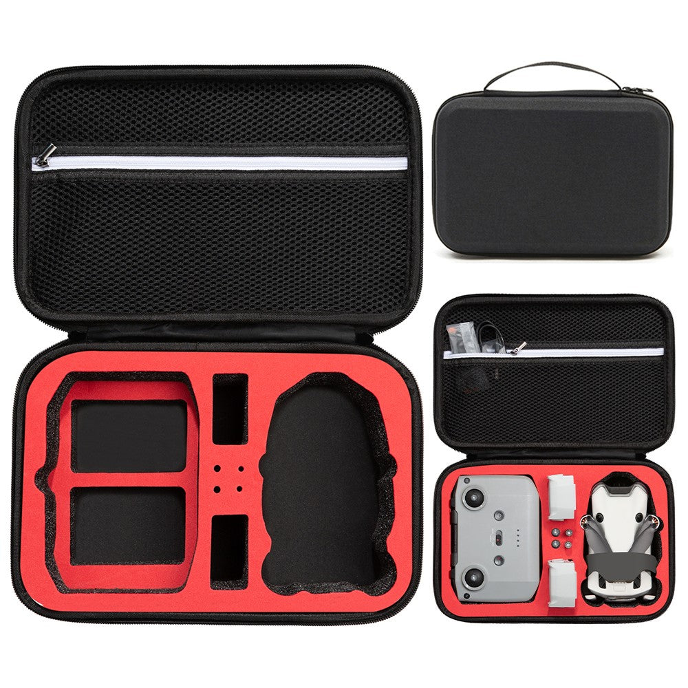 For DJI Mini 4 Pro Fly More Combo RC Drone Accessories Storage Bag Shockproof EVA + Cloth Handbag