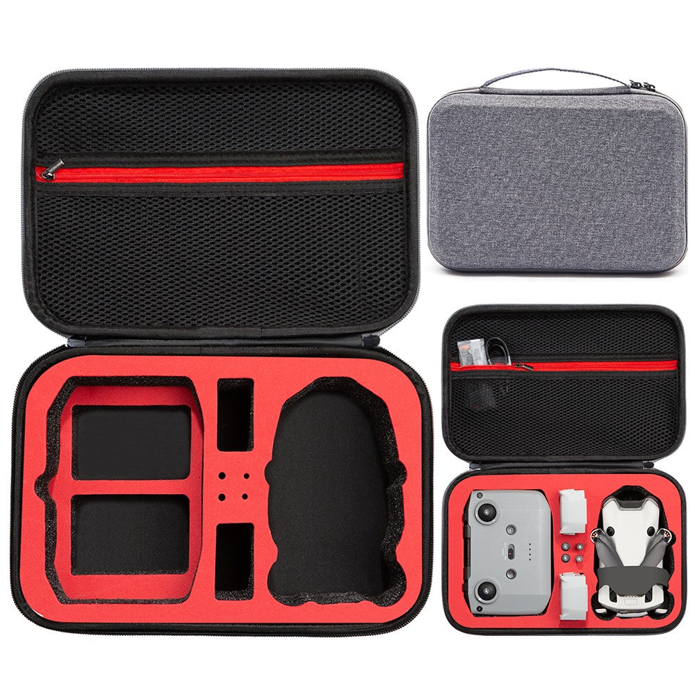 For DJI Mini 4 Pro Fly More Combo RC Drone Accessories Storage Bag Shockproof EVA + Cloth Handbag