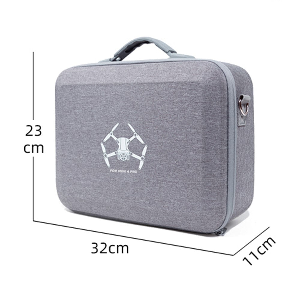 For DJI Mini 4 Pro Fly More Combo RC Drone Accessories Storage Bag EVA Handbag Pouch with Shoulder Strap