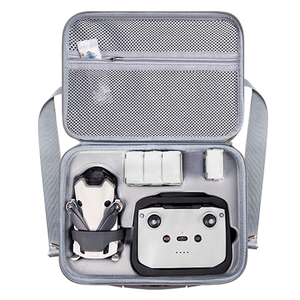 For DJI Mini 4 Pro Fly More Combo RC Drone Accessories Storage Bag EVA Handbag Pouch with Shoulder Strap