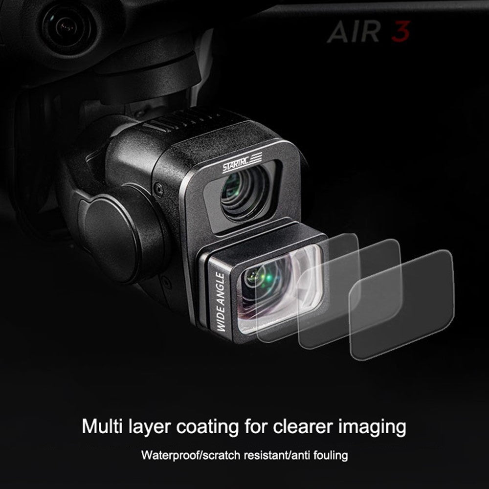 STARTRC 1128765 Wide-Angle Lens for DJI Air 3 Optical Glass Lens Portable Drone Lens Set