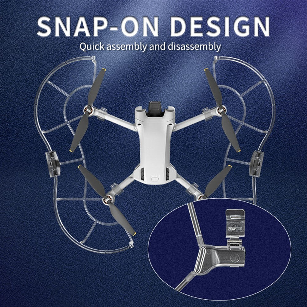 STARTRC 1121186 For DJI Mini 3 / Mini 3 Pro Glowing Propeller Guard Protective Cover Blade Anti-collision Ring
