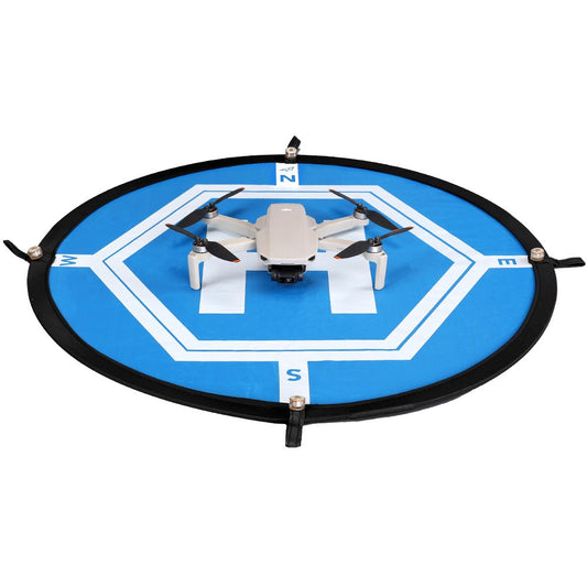 RCSTQ 55cm Night Flight Reflective Foldable Drone Landing Pad Parking Apron for DJI Mavic 3 / Mini 4 Pro / Air 3