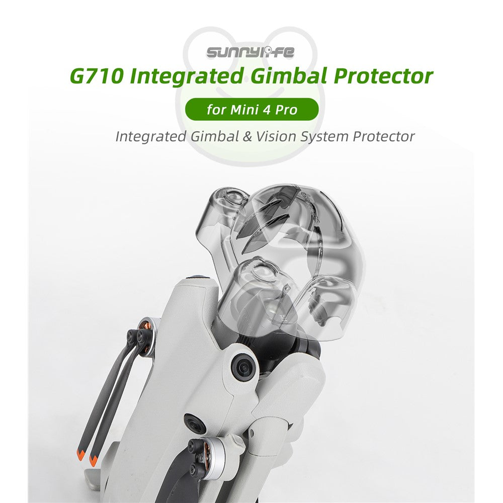 SUNNYLIFE N4P-G710 For DJI Mini 4 Pro Drone Gimbal Plastic Protective Cap Cute Frog Shape Lens Cover