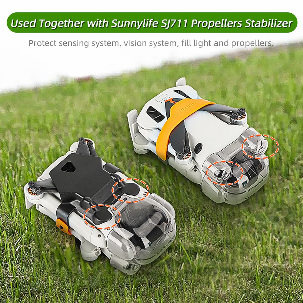 SUNNYLIFE N4P-G710 For DJI Mini 4 Pro Drone Gimbal Plastic Protective Cap Cute Frog Shape Lens Cover