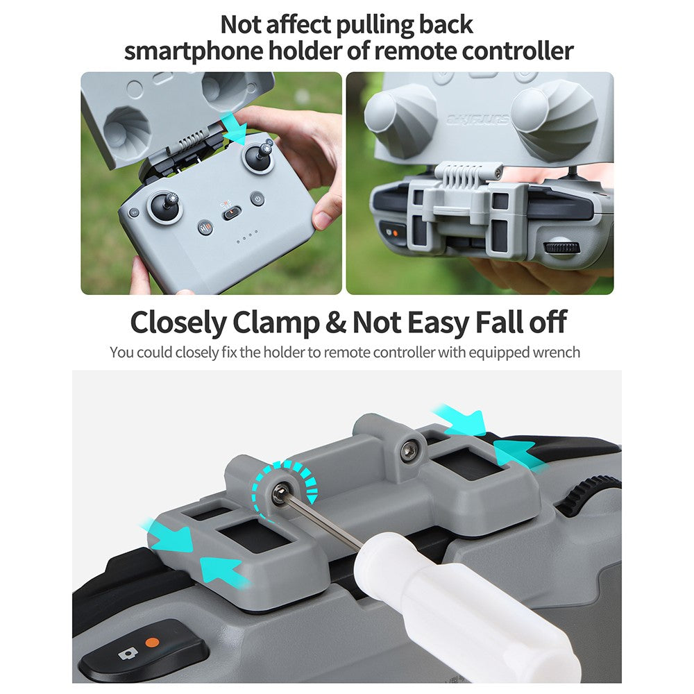 SUNNYLIFE YK715 For DJI Mini 4 Pro / AIR 3 RC-N2 / 1 Remote Controller Plastic Protective Cover Sun Hood