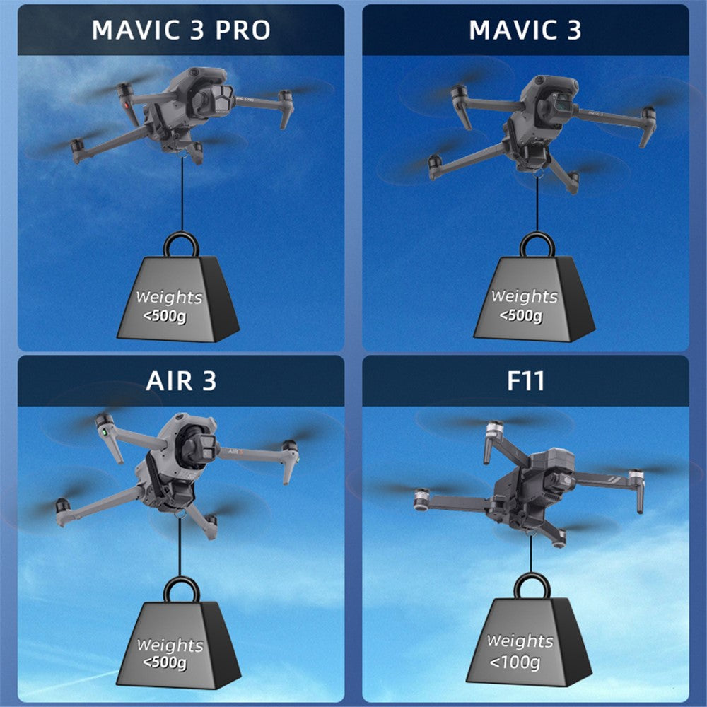 BRDRC Drone Thrower Wedding Gift Throw Airdrop System with Remote Control (about 500m)