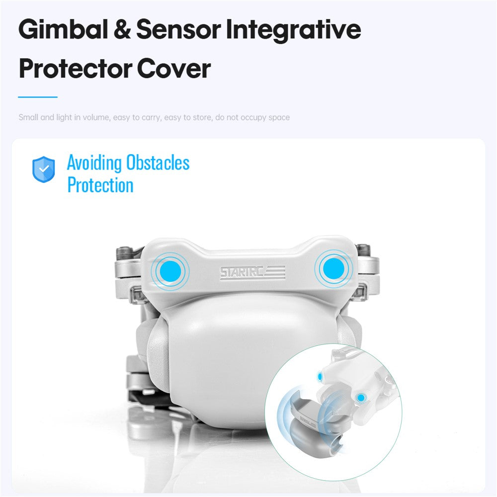 STARTRC 1129403 For DJI Mini 4 Pro Drone Gimbal ABS Protective Cap Anti-collision Gimbal Lens Cover