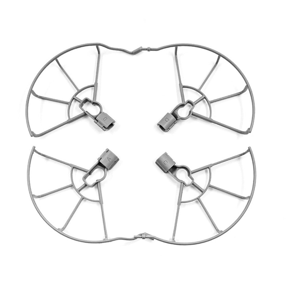 1 Set For DJI Mini 4 Pro Plastic Propeller Protector RC Drone Landing Gear Anti-collision Guard