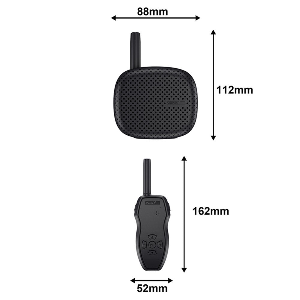 STARTRC 1121568 Universal Drone Megaphone Wireless Portable Speaker RC Aircraft Voice Amplifier for DJI Mini / Air / Mavic Series