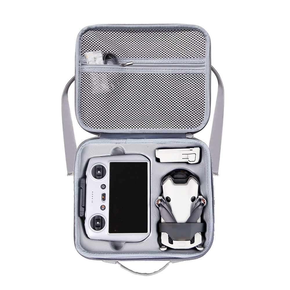 For DJI Mini 4 Pro Drone RC / RC2 Controller EVA Shockproof Carrying Case Crossbody Bag