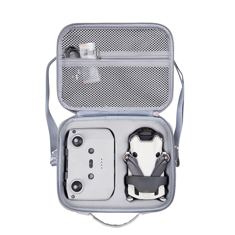 For DJI Mini 4 Pro EVA Shockproof Carrying Case Drone RC-N1 / N2 Controller Crossbody Bag