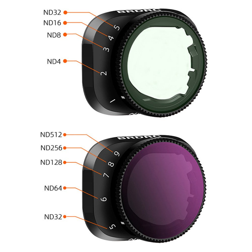BRDRC VND2-5+ND5-9 2Pcs Filter Set for DJI Mini 3 Pro