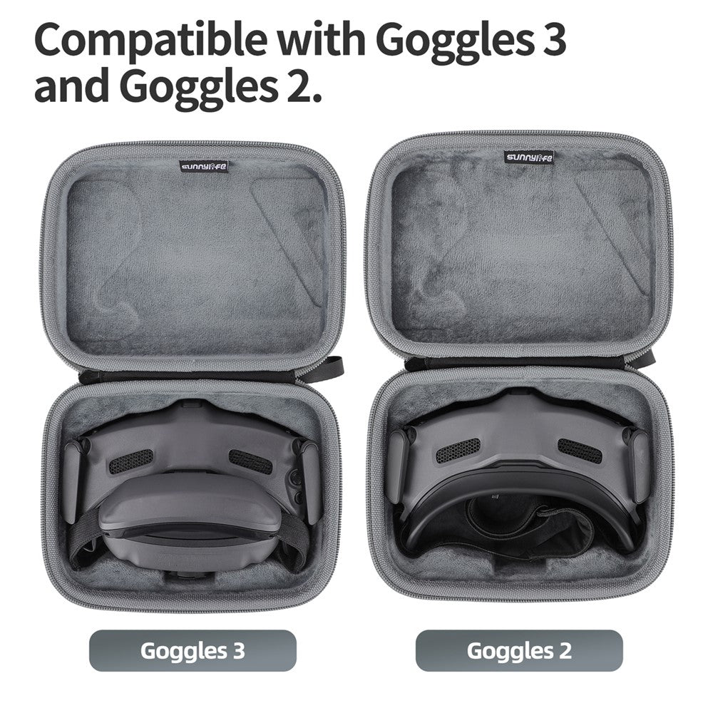 SUNNYLIFE AT2-B776 For DJI Goggles 3 Storage Bag Shockproof Carrying Case